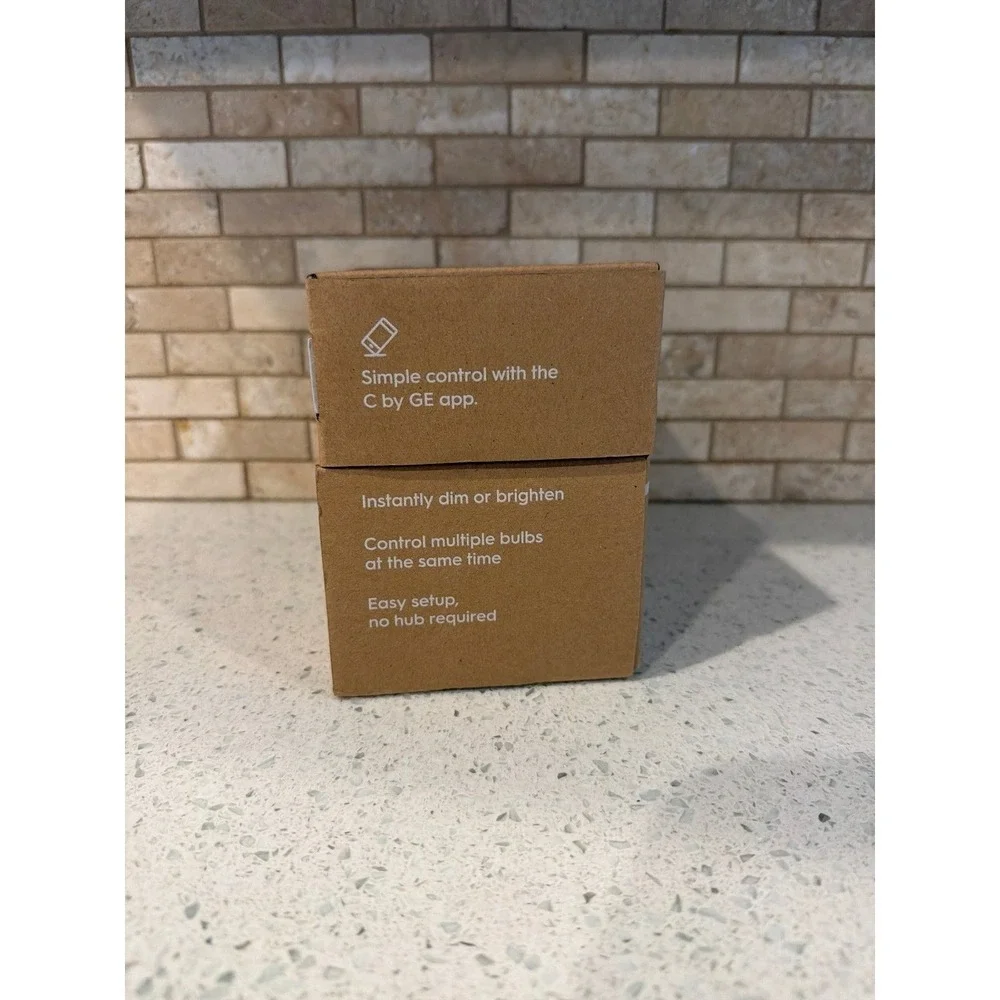 GE‎ C Life LED Bulbs A19 800 Lumens Soft White 2 Pack No Hub